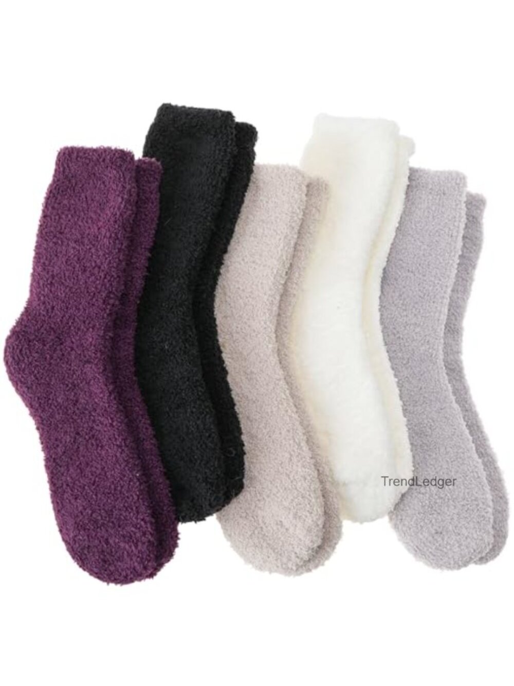 Fuzzy Slipper Socks Plush Thick Warm Cozy Winter Home Cabin Socks